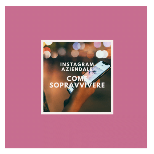 Instagram-Agenda versus Unternehmens-Instagram-Horror vacui.