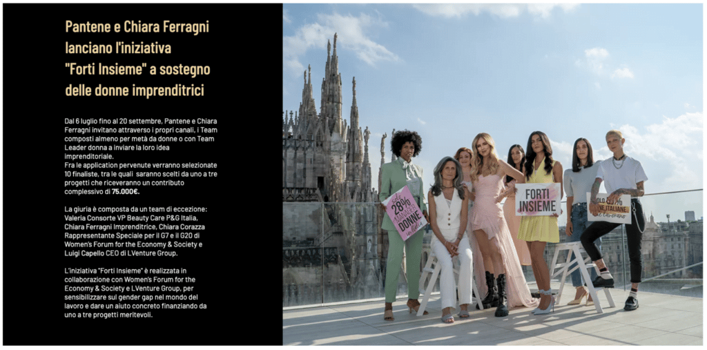- Strong together: cómo participar en el concurso de Chiara Ferragni y Pantene - 2