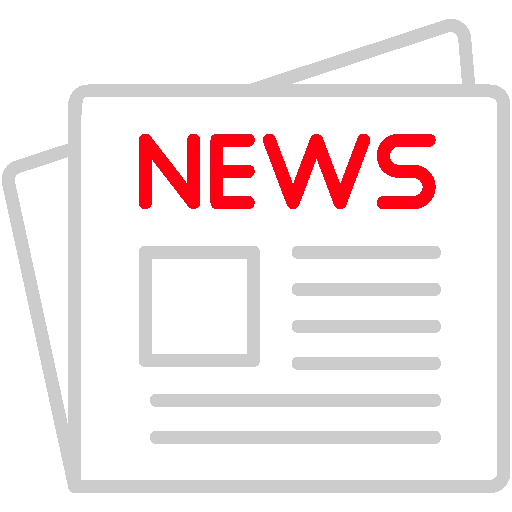 Icono de una noticia que representa la oficina de estilo de la marca de moda sobre fondo negro.
