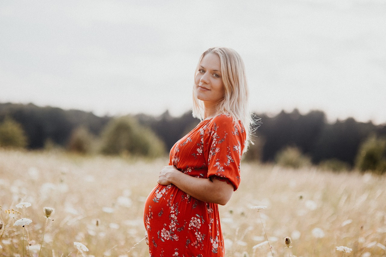 grossesse, ventre de bébé, femme