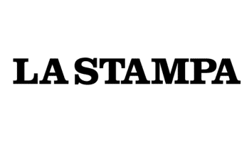 Le logo de "La Stampa" apparaît en lettres capitales noires sur fond blanc.